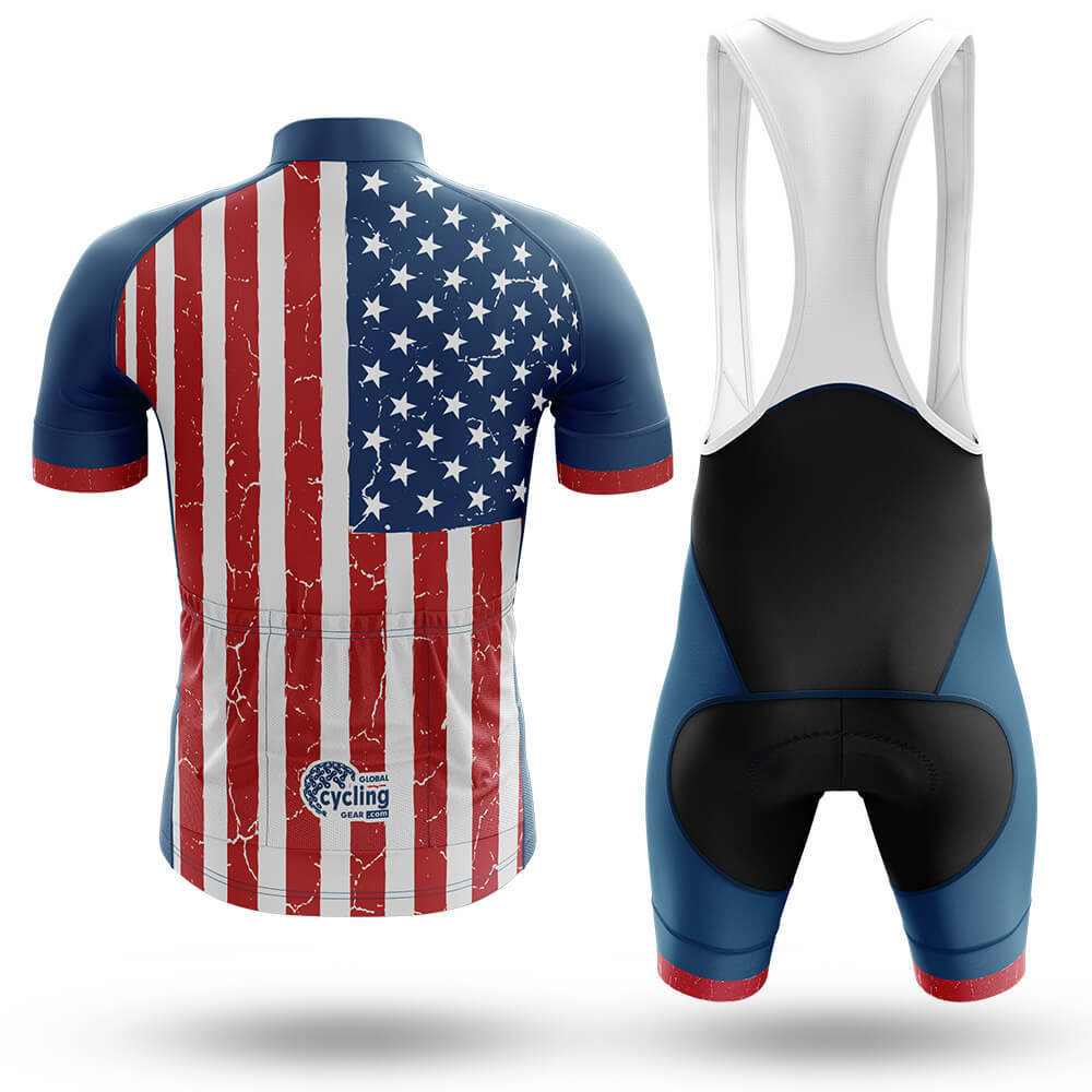 US Stars & Stripes - Men's Cycling Kit-Full Set-Global Cycling Gear