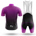 Violet Gradient - Men's Cycling Kit-Full Set-Global Cycling Gear