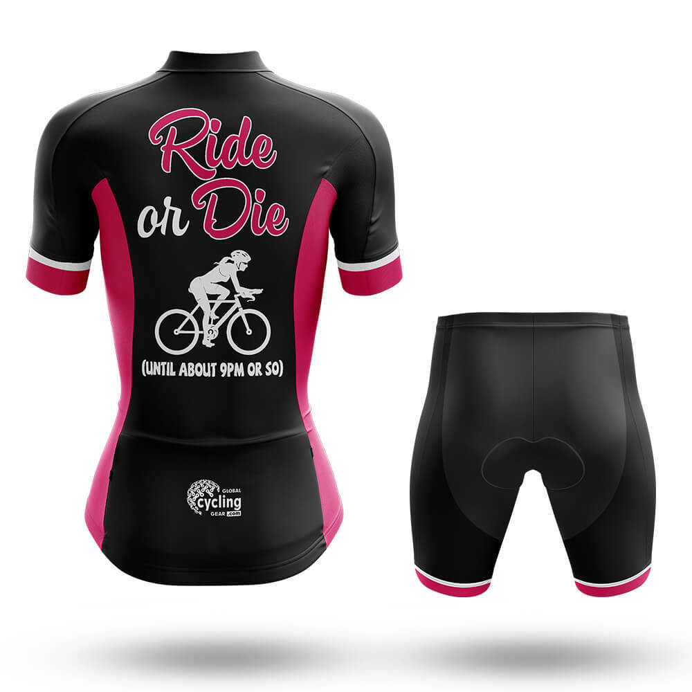 Ride Until 9pm - Women's Cycling Kit-Full Set-Global Cycling Gear