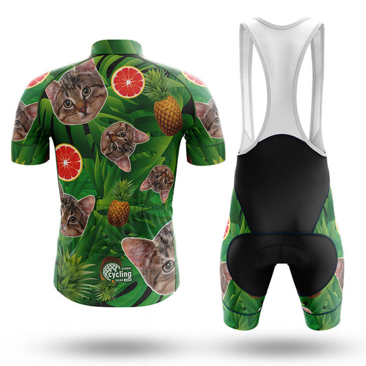 Pineapple Cat - Men's Cycling Kit-Full Set-Global Cycling Gear