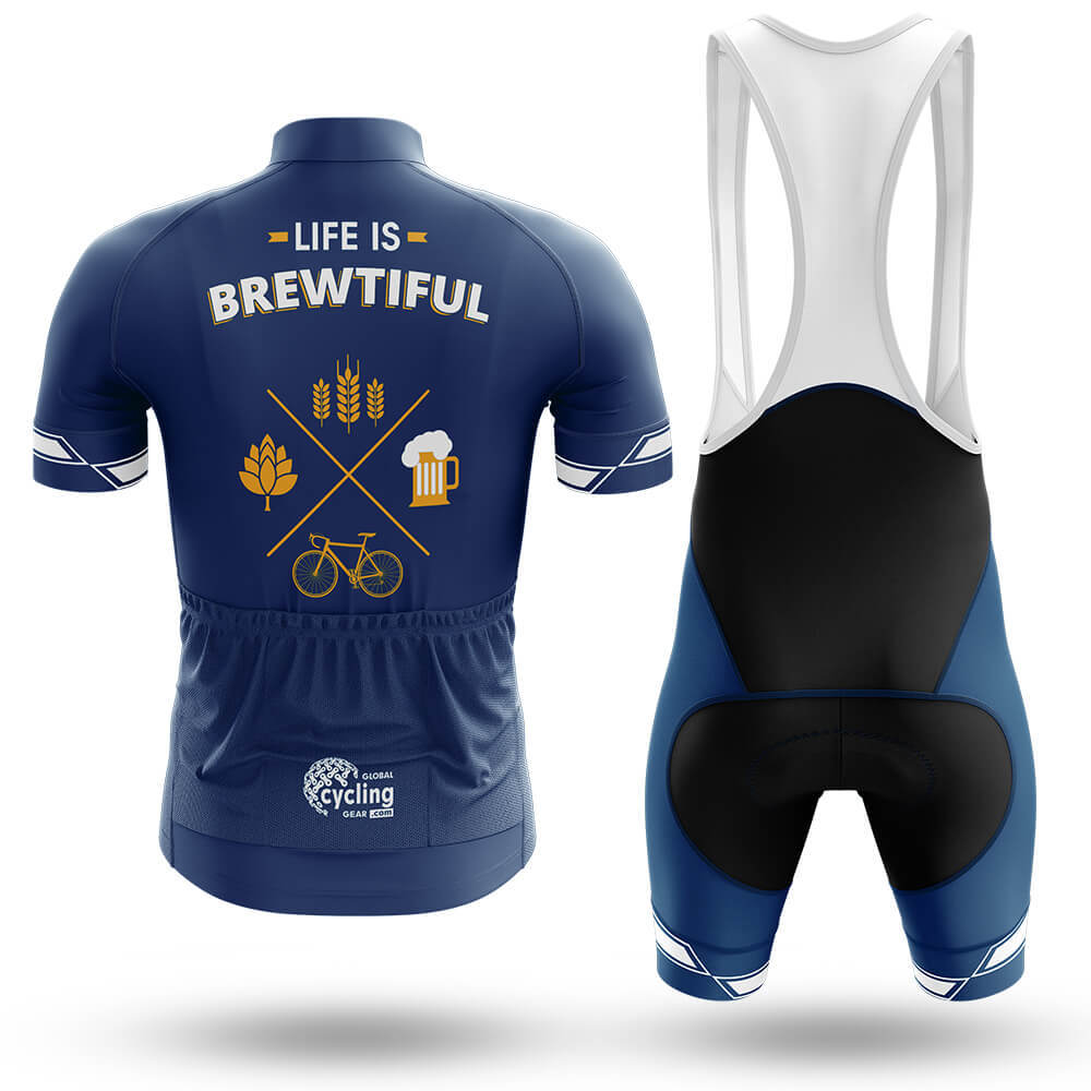 Brewtiful - Navy - Men's Cycling Kit-Full Set-Global Cycling Gear