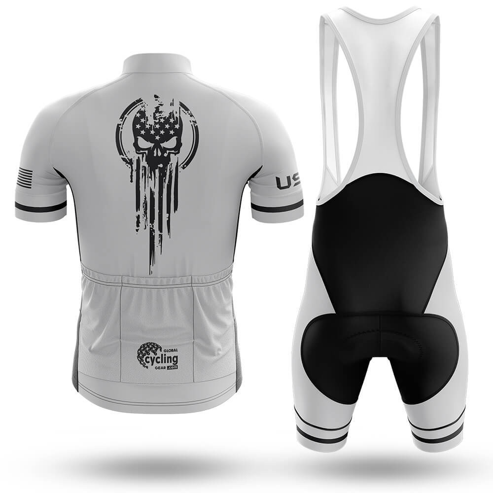 Flag Skull V2 - Men's Cycling Kit-Full Set-Global Cycling Gear