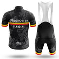 Vlaanderen (Flanders) - Black - Men's Cycling Kit-Full Set-Global Cycling Gear