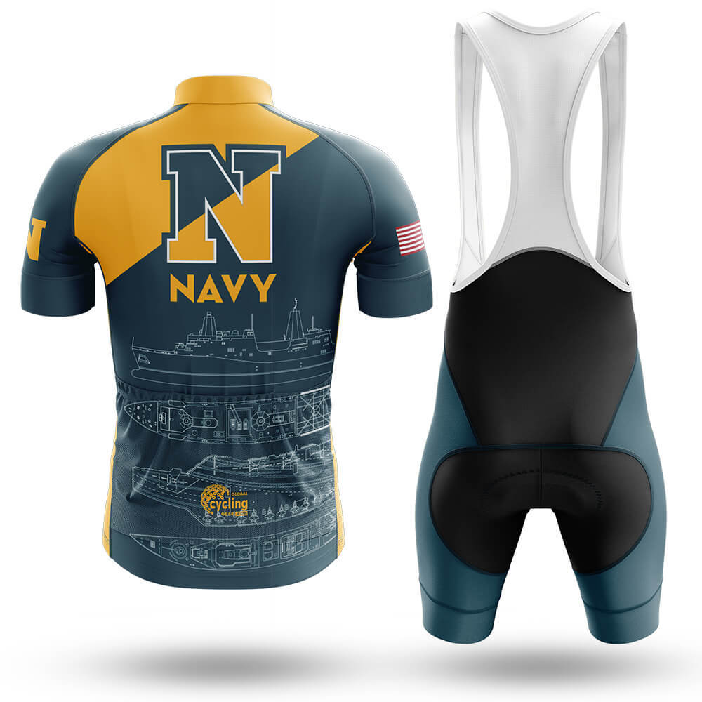 U.S. Navy Schematic - Men's Cycling Kit - Global Cycling Gear