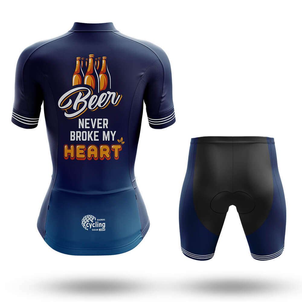 Beer Never Broke My Heart - Women - Cycling Kit-Full Set-Global Cycling Gear