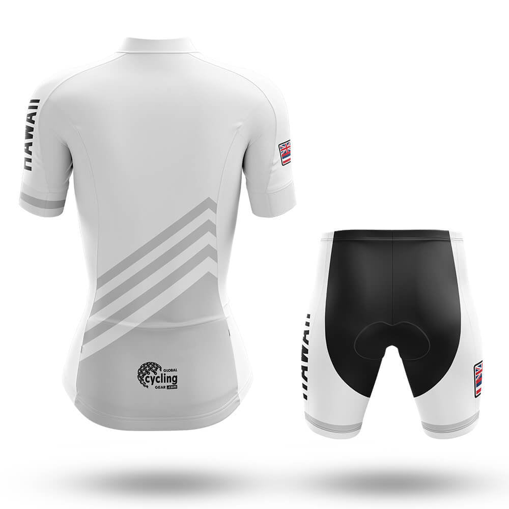 Hawaii S4 White - Women - Cycling Kit-Full Set-Global Cycling Gear