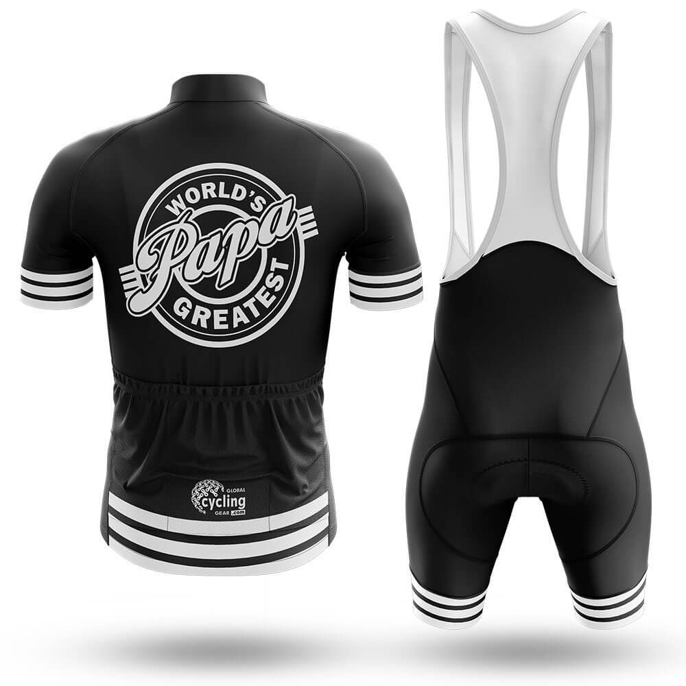 World's Greatest Papa - Men's Cycling Kit-Full Set-Global Cycling Gear