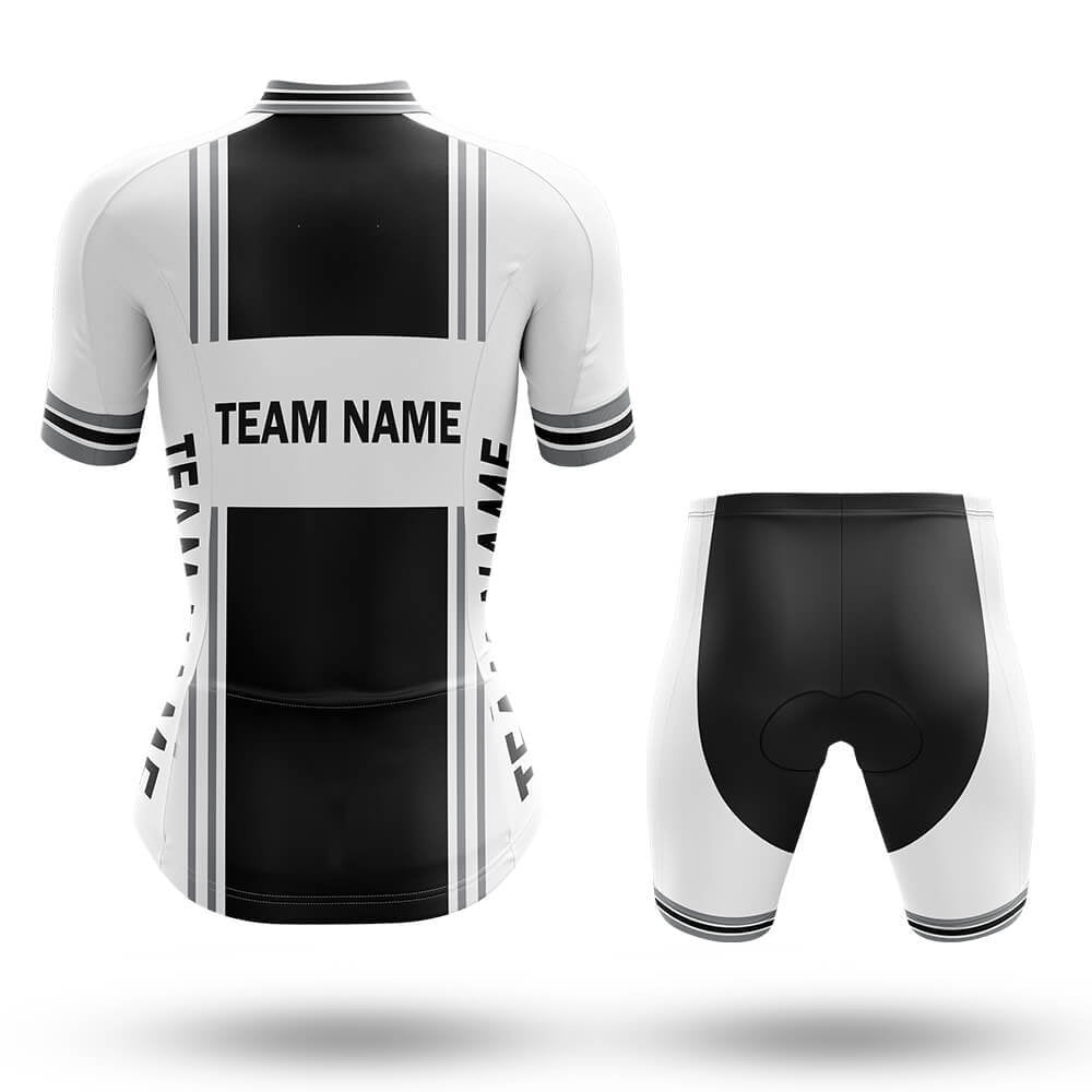 Custom Team Name M4 Black - Women's Cycling Kit-Full Set-Global Cycling Gear