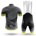 Grey Pattern - Men's Cycling Kit-Full Set-Global Cycling Gear