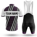 Custom Team Name M5 Dark Purple - Men's Cycling Kit-Full Set-Global Cycling Gear