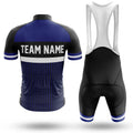 Custom Team Name M6 Navy - Men's Cycling Kit-Full Set-Global Cycling Gear