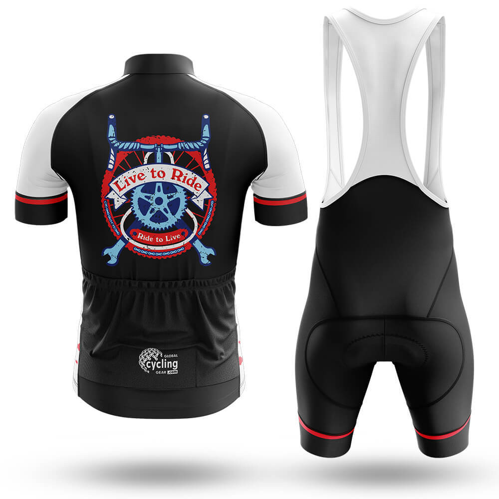 Live To Ride - Men's Cycling Kit-Full Set-Global Cycling Gear