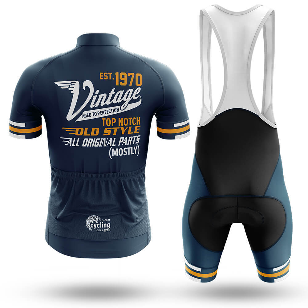 Retro Custom Year Vintage V7 - Men's Cycling Kit-Full Set-Global Cycling Gear