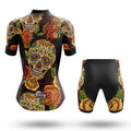 Colorful Sugar Skulls V2 - Women's Cycling Kit - Global Cycling Gear