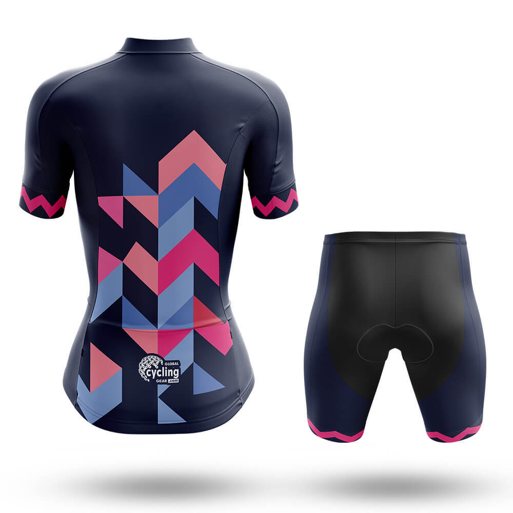 Geometry - Women's Cycling Kit-Full Set-Global Cycling Gear
