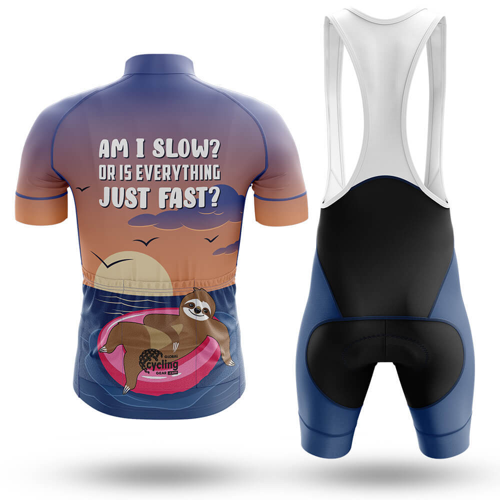 Am I Slow? V6 - Men's Cycling Kit-Full Set-Global Cycling Gear