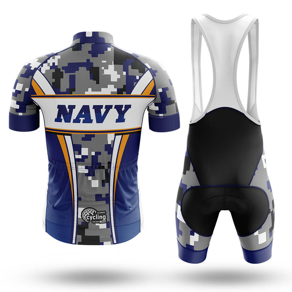 Navy Camo Veteran - Men's Cycling Kit-Full Set-Global Cycling Gear