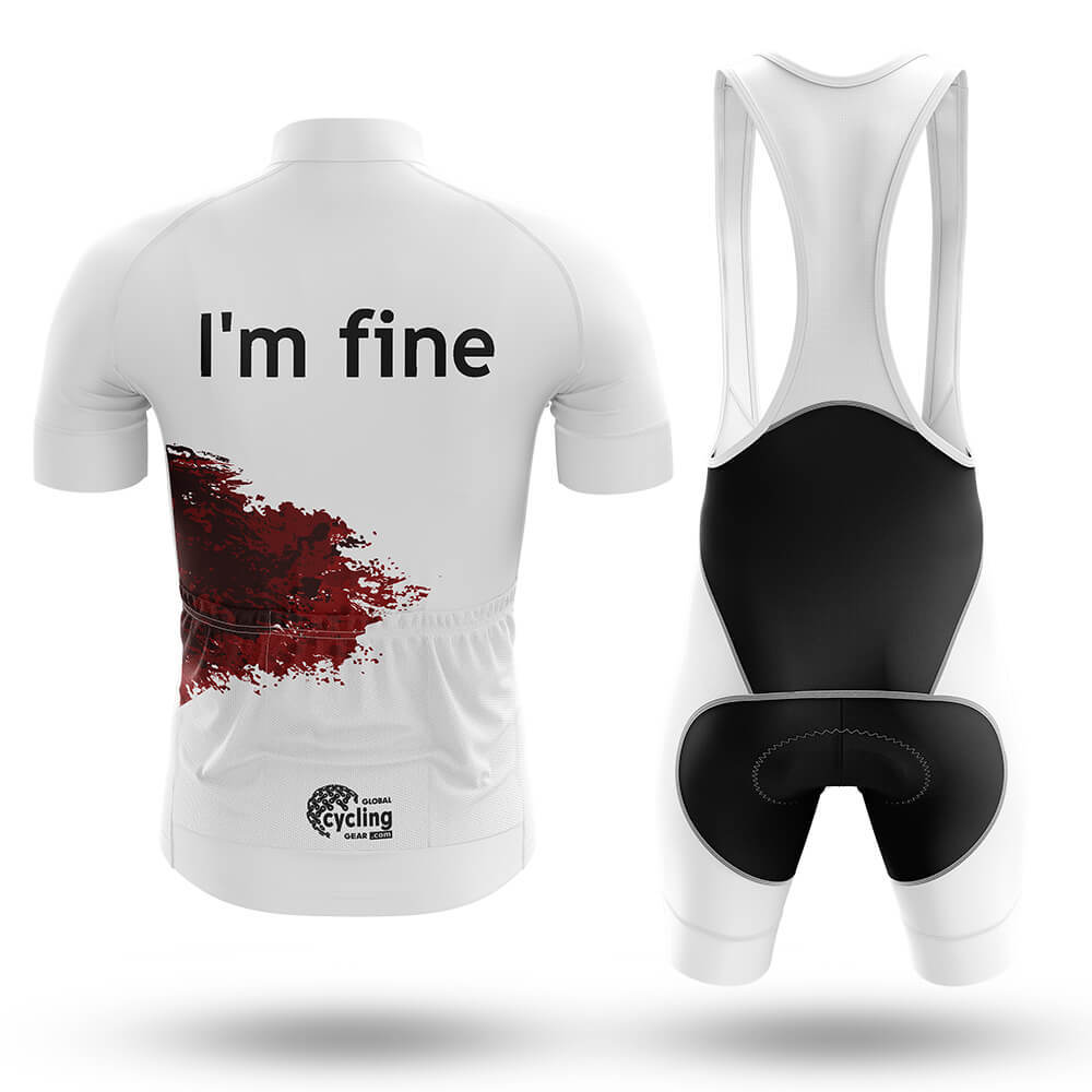 I'm Fine - Men's Cycling Kit-Full Set-Global Cycling Gear