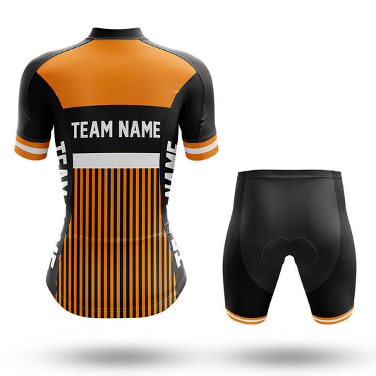 Custom Team Name M6 Yellow - Women's Cycling Kit-Full Set-Global Cycling Gear