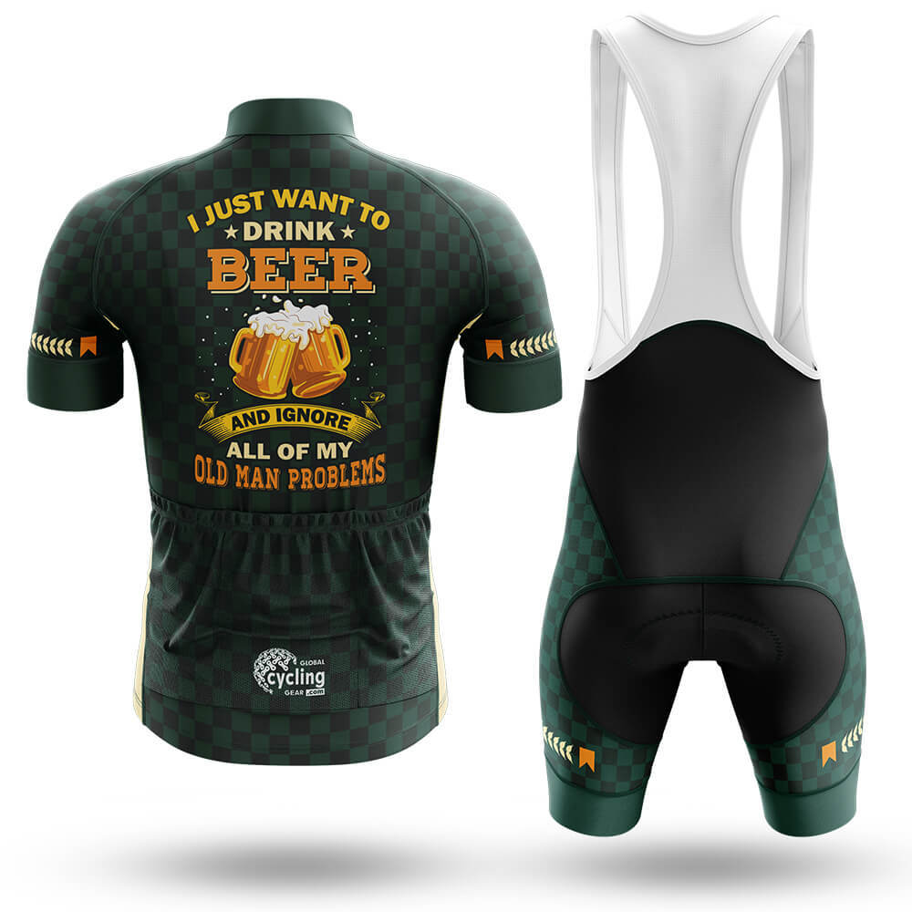 Drink Beer Ignore Problems - Men's Cycling Kit - Global Cycling Gear