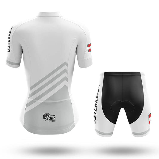 Österreich S5 White - Women - Cycling Kit-Full Set-Global Cycling Gear