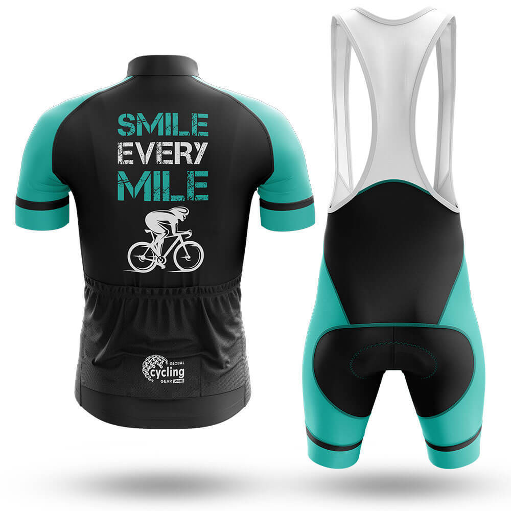 Smile Every Mile - Men's Cycling Kit-Full Set-Global Cycling Gear