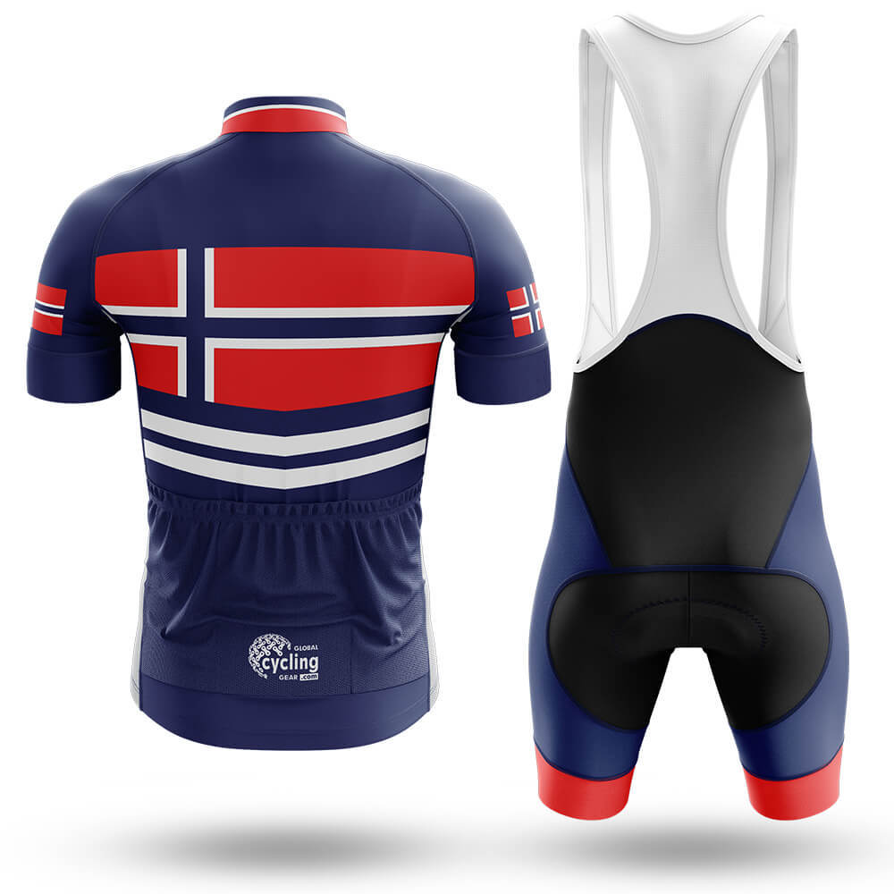 Norge Flag - Men's Cycling Kit-Full Set-Global Cycling Gear