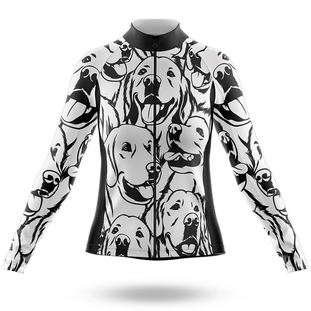 Labrador Retriever - Women's Cycling Kit-Long Sleeve Jersey-Global Cycling Gear