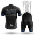 Thin Blue Line V3 - Men's Cycling Kit-Full Set-Global Cycling Gear