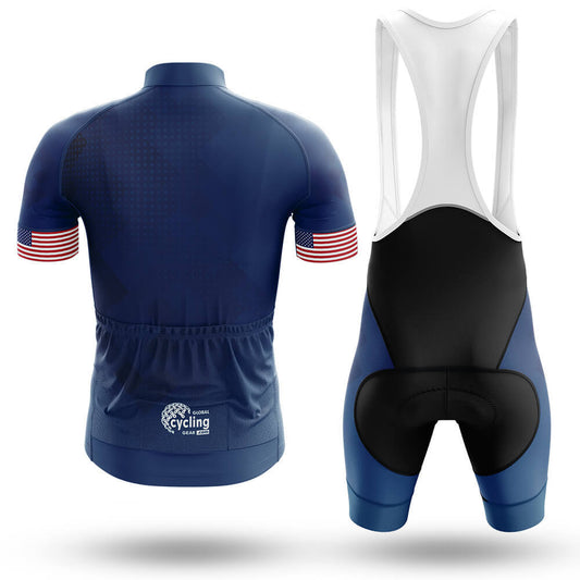 USA V2 - Navy - Men's Cycling Kit-Full Set-Global Cycling Gear