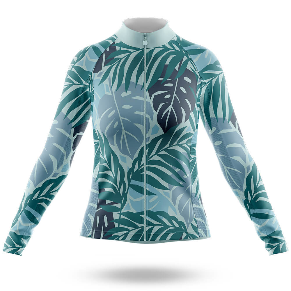 Tropical Palm - Women's Cycling Kit-Short Sleeve Jersey-Global Cycling Gear