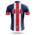 USA Patriotic - Cycling Jersey For Men-Short Sleeve Jersey-Global Cycling Gear