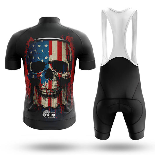 American Flag Skull - Men's Cycling Kit - Global Cycling Gear