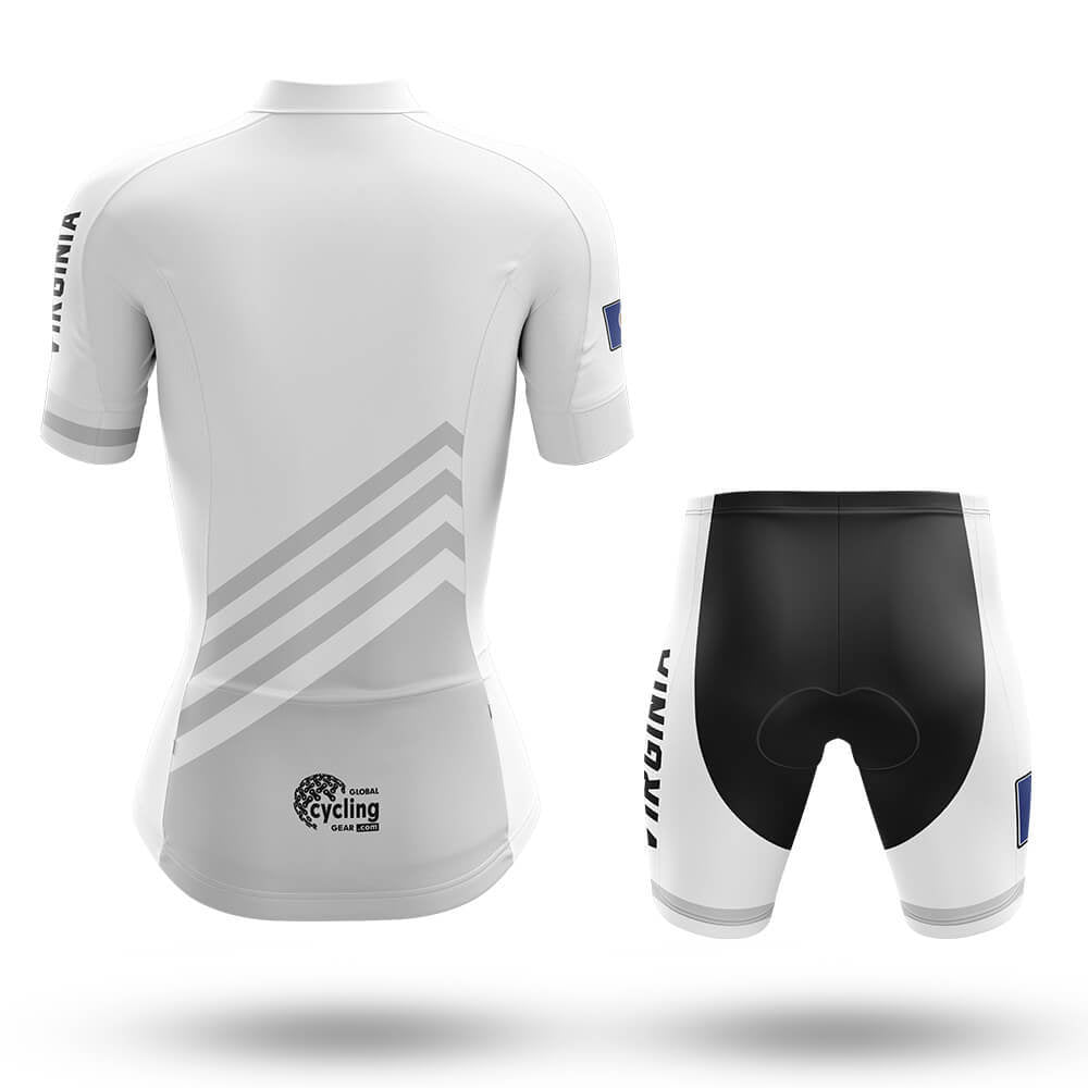 Virginia S4 White - Women - Cycling Kit-Full Set-Global Cycling Gear