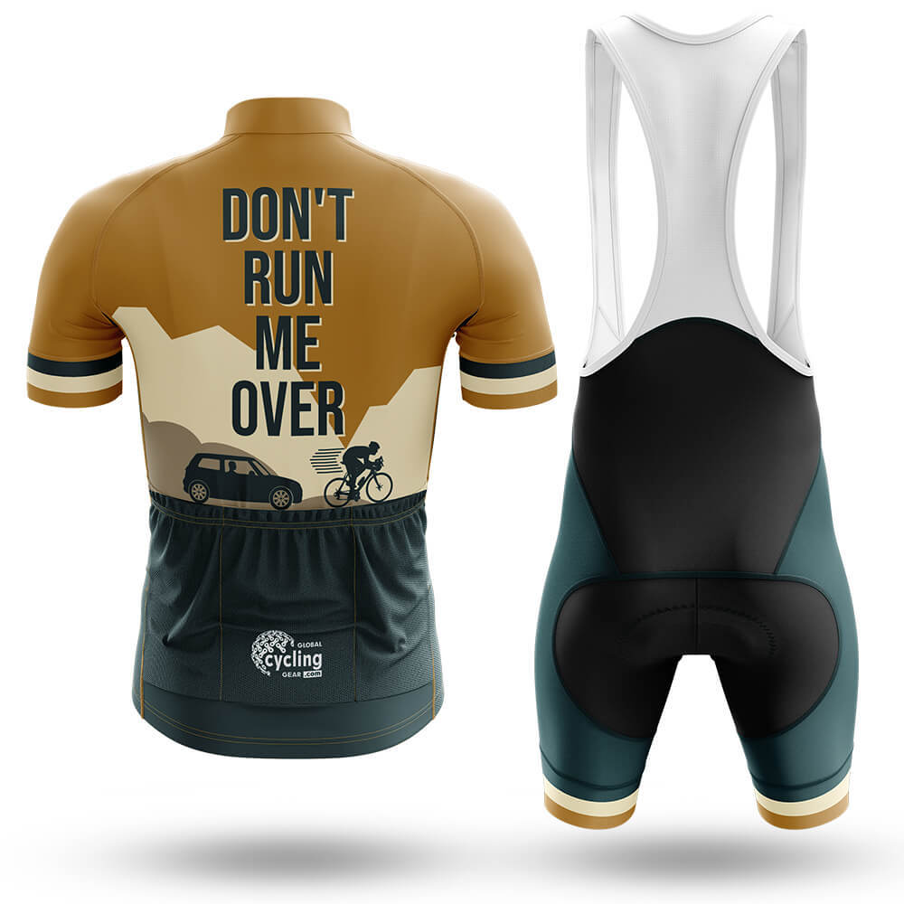 Don't Run Me Over V8 Retro - Men's Cycling Kit-Full Set-Global Cycling Gear