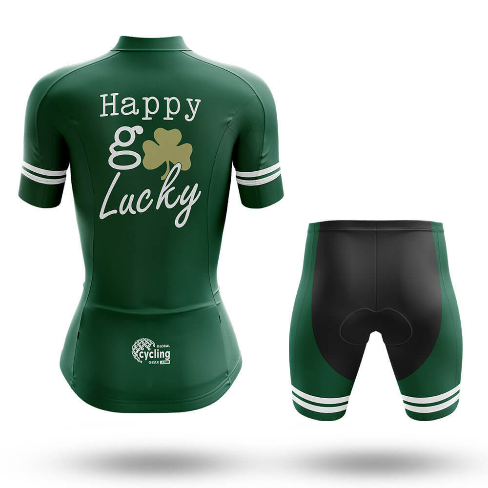 Happy Go Lucky - Women's Cycling Kit-Full Set-Global Cycling Gear