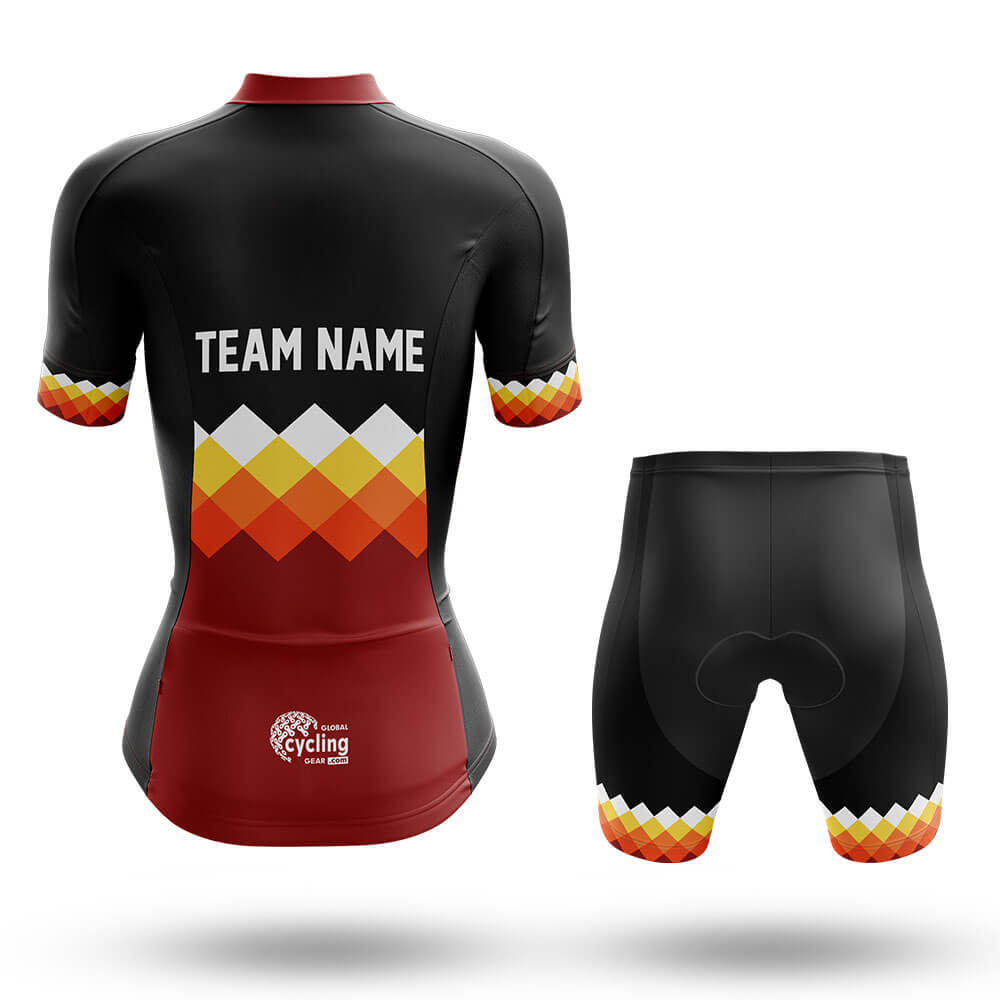 Custom Team Name S14 - Women's Cycling Kit-Full Set-Global Cycling Gear