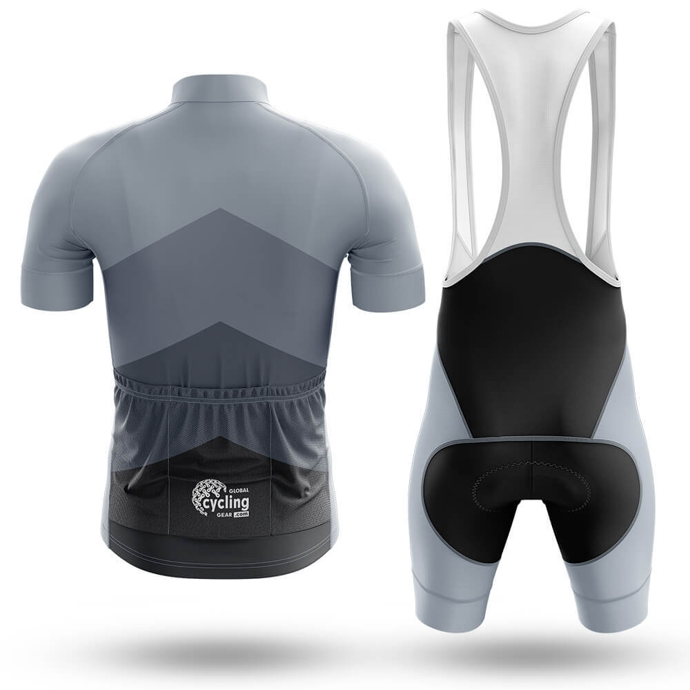 Classic Gradient - Grey - Men's Cycling Kit-Full Set-Global Cycling Gear