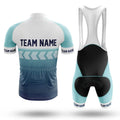 Custom Team Name S4 Blue - Men's Cycling Kit-Full Set-Global Cycling Gear