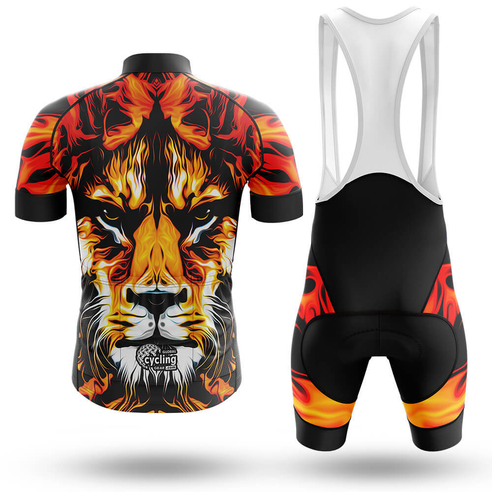 Fire Lion - Men's Cycling Kit-Full Set-Global Cycling Gear