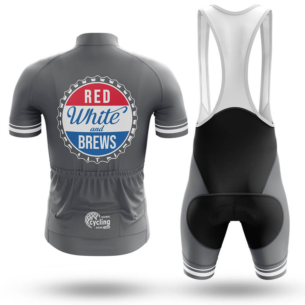 Red White and Brew - Men's Cycling Kit-Full Set-Global Cycling Gear