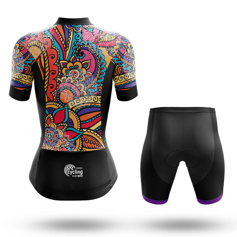 Colorful Pattern - Women's Cycling Kit - Global Cycling Gear