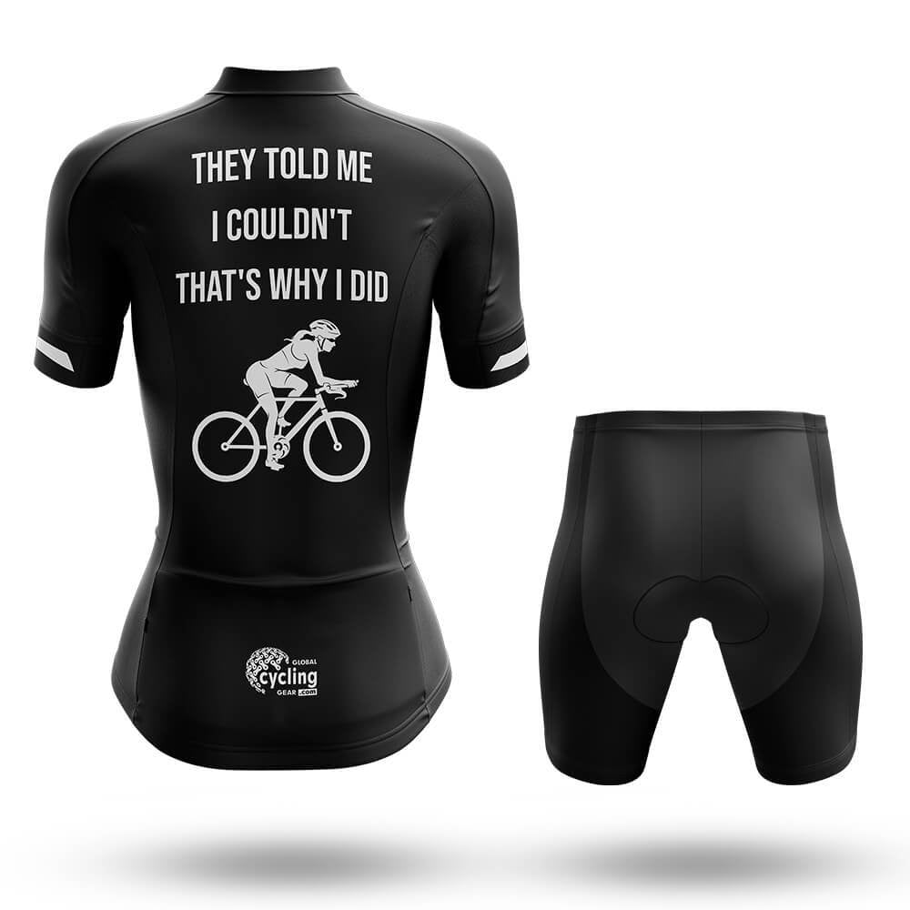 That's Why I Did - Women's Cycling Kit-Full Set-Global Cycling Gear