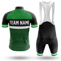 Custom Team Name M6 Green - Men's Cycling Kit-Full Set-Global Cycling Gear