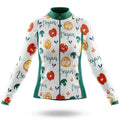 Veggie Lover - Women's Cycling Kit-Long Sleeve Jersey-Global Cycling Gear