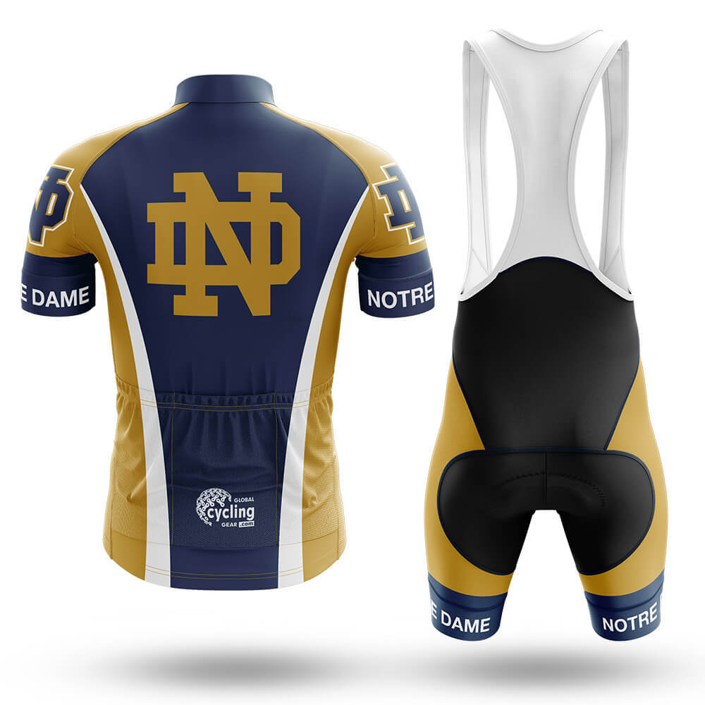 notre dame gear Notre Dame Cycling Jersey – University of Notre Dame Kit – Global Cycling Gear