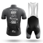 Two Wheels Move The Soul V3 - Men's Cycling Kit-Full Set-Global Cycling Gear