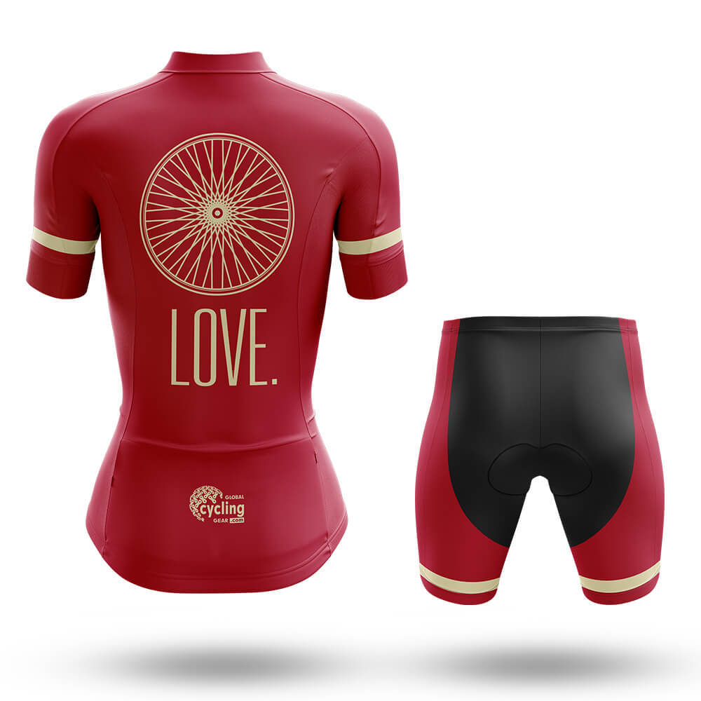 Wheely Love Cycling - Women's Cycling Kit-Full Set-Global Cycling Gear