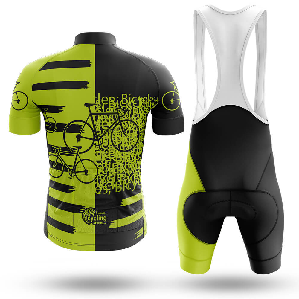 Safety Yellow - Men's Cycling Kit-Full Set-Global Cycling Gear
