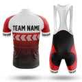 Custom Team Name S4 Red - Men's Cycling Kit-Full Set-Global Cycling Gear